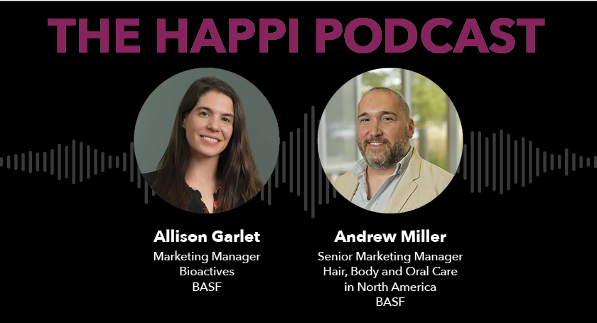 Allison Garlet and Andrew Miller of BASF Personal Care